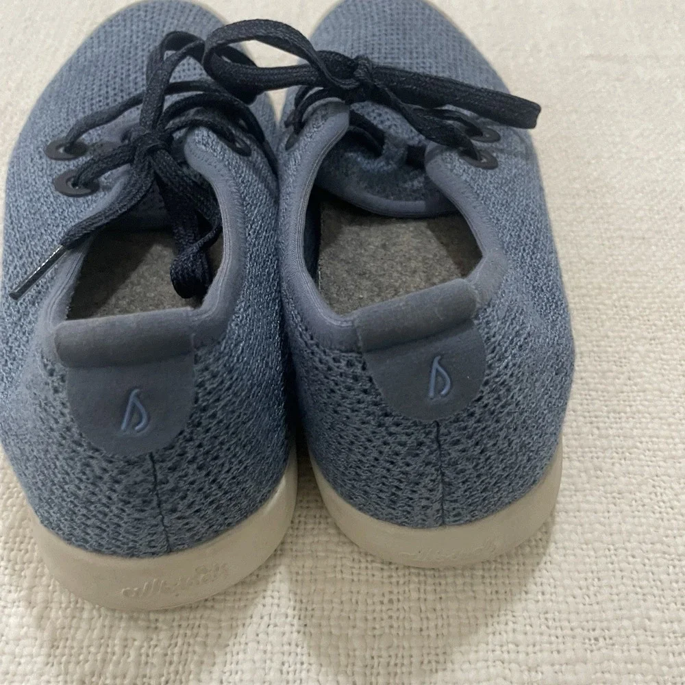 Allbirds Navy Blue Mesh Lace‎ Up Comfort Activewear Casual Shoes TS/W8 Size 8